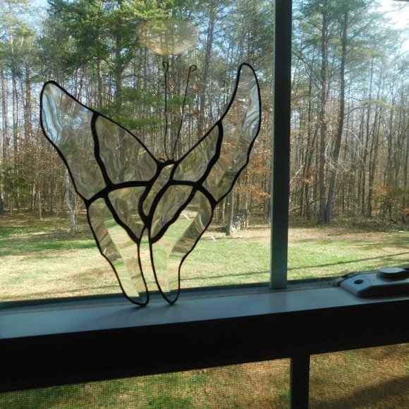 Handmade Stained Glass Butterfly - Picture 7 of 7